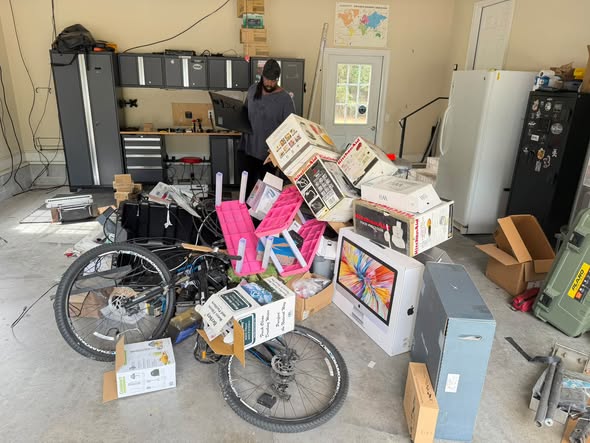 Completed haul-away job